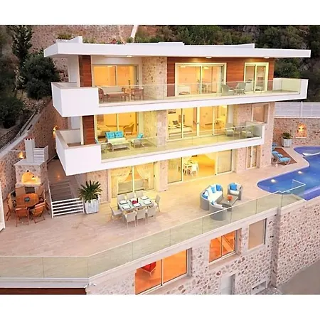 Villa Sleeps 12 Pool Air Con Wifi Kalkan